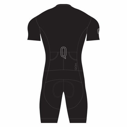 QOM 2in1 Silver Tri Suit