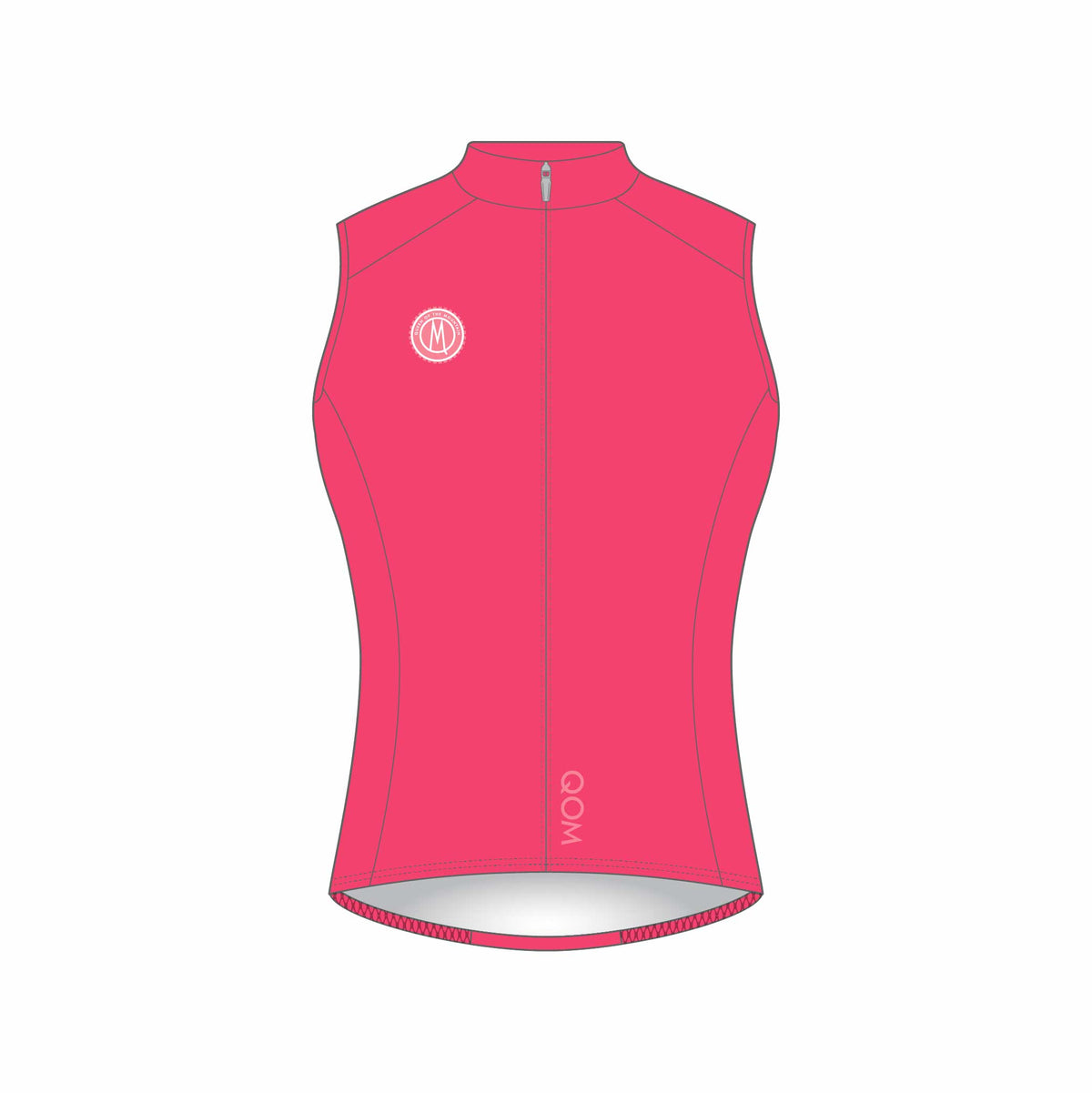 Women's Silver Wind Shield Splash Vest w/ Pockets (pink)