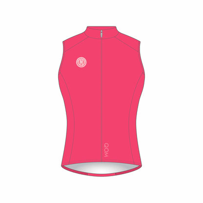 Women's Silver Wind Shield Splash Vest w/ Pockets (pink)
