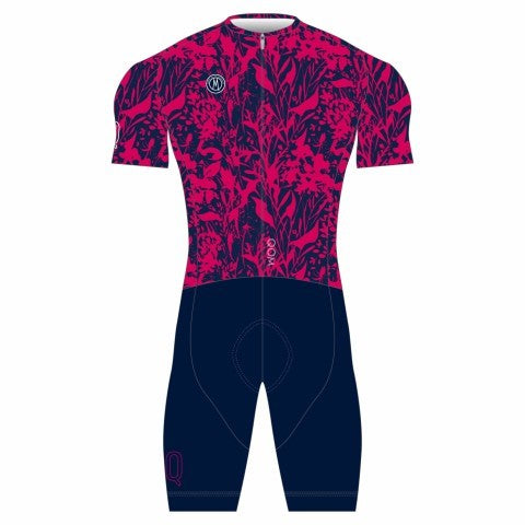 QOM 2in1 Silver Tri Suit