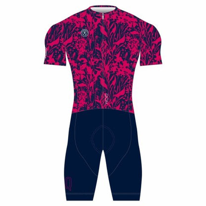 QOM 2in1 Silver Tri Suit