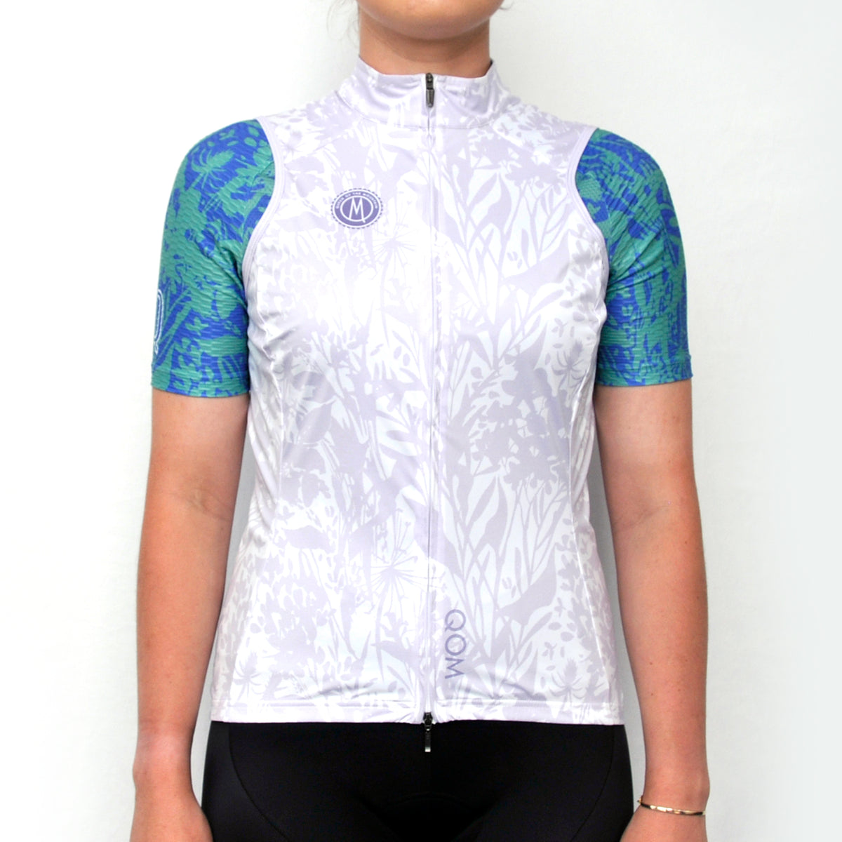 Women's Silver Wind Shield Splash Vest w/ Pockets - White